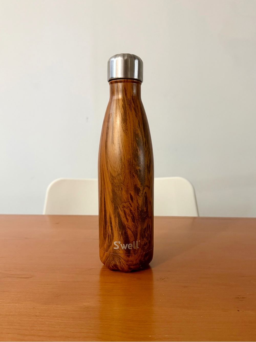 S'well Woodgrain-Painted Stainless Bottle
